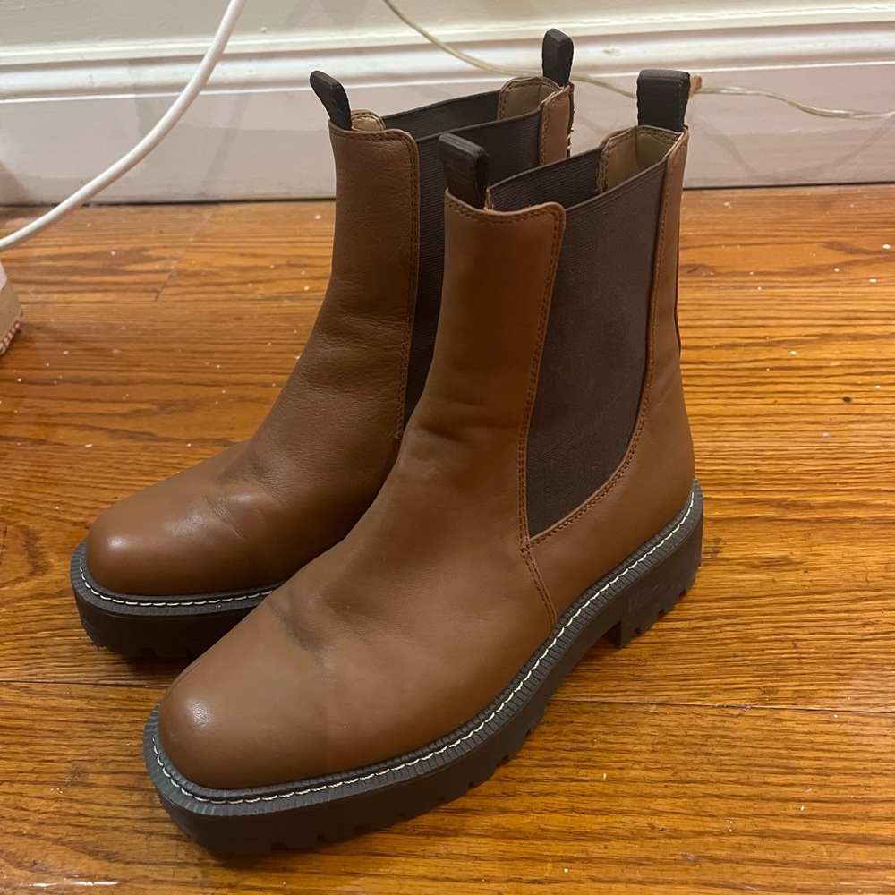 Sam Edelman Tan Heeled Boots
